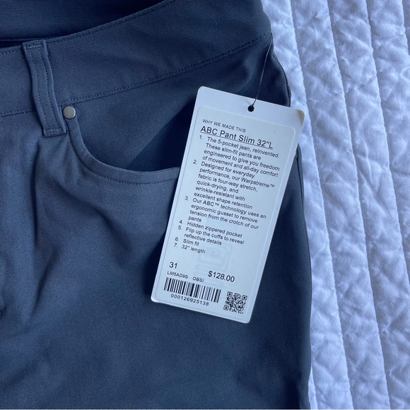 Lululemon ABC slim pant 32" - Picture 3 of 6